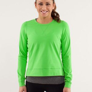 Lululemon Warm Up Crew in Frond size 4